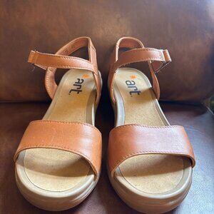 The art company Alfama leather sandals size 9